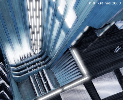 Details des Entwurfs zum Hangar der Perception